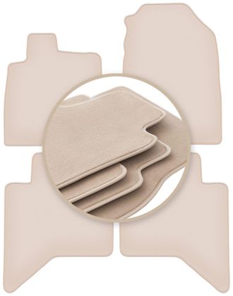 OEM Alfombrillas Premium Beige Para: Isuzu D-max Iii Pickup 2019