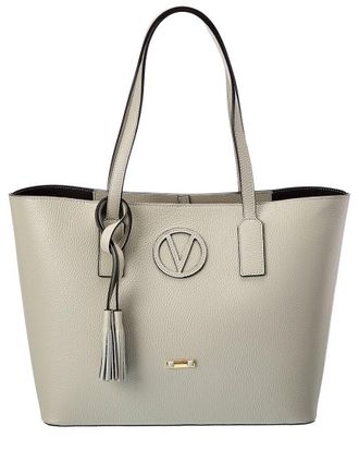 Mario Valentino Soho Medallion Leather Tote