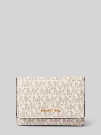Michael Kors Portemonnaie mit Logo-Muster Modell BRYANT in Ecru, Gr&ouml;&szlig;e 1