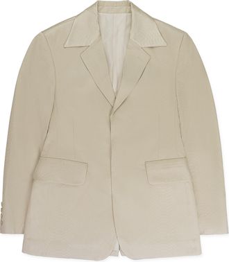 Sankuanz SNAKE EMBOSSED BEIGE TRACK JACKET