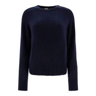 Ines De La Fressange Round-neck Knitwear, female, Blue, M, Arthur Jumper