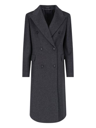 Tagliatore Grey Jole Virgin Wool Coat