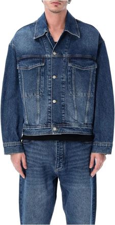 STUDIO NICHOLSON Stein Denim Jacket - Heren - Spijkerjassen - Blauw - S - Denim - Jassen