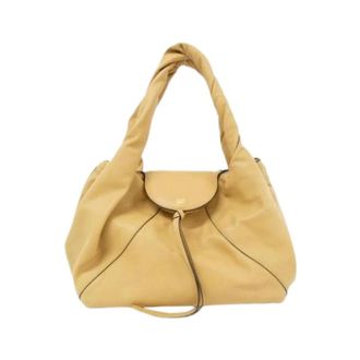 Fendi Pre-owned Vintage Schoudertas - Dames - Pre-owned - Beige - Maat: ONE Size Leer