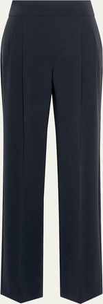 Max Mara Pleated Straight-Leg Trousers