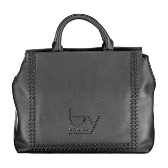 Byblos Handbags, female, Black, Size: ONE SIZE Black Womens Handbag with Removable Strap
