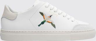 Axel Arigato Clean 90 Low-Top Leather Sneakers with Contrast Logo and Embroidered Details