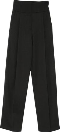 Elisabetta Franchi Pantalone High-Waisted Wide-Leg Pants