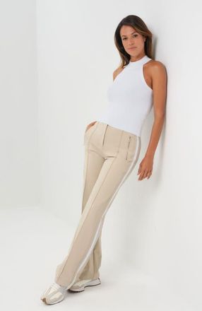 Anatomie Hanna Halter High Power Rib Halter Sweater Top in White at Nordstrom, Size Large