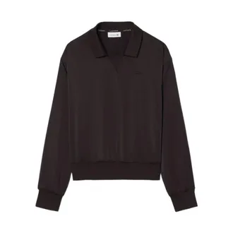 Lacoste V-neck Knitwear - female - Lacoste - V-neck Knitwear - Brown - L - Knitwear