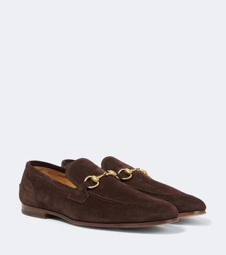 Gucci Jordaan suede loafers