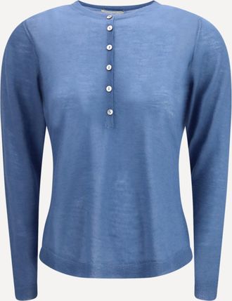Mirror in the Sky Cardigan Surya Henley Woman L