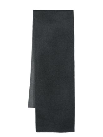 Toteme two-tone m&eacute;lange-effect scarf - women - RWS Wool/Cashmere - One Size - Grey