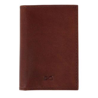 Trafalgar Store Tennyson Bi-Fold ID Window Leather Card Case in Brown at Nordstrom
