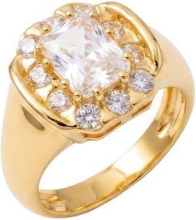 The M Jewelers NY The Clear Colored Stone Pinky Ring in Gold at Nordstrom, Size 4