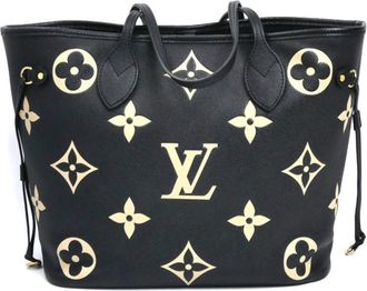 Louis Vuitton Black Monogram Empreinte Pouch Tote Bag (Pre-Owned)