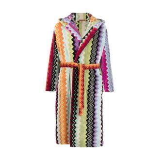 Missoni Home Robes, female, Multicolor, Size: 2XL Classic Hood Robe