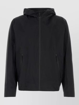 Veilance nylon secant hooded jacket elastic hem