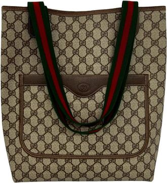 Gucci Pre-owned Gucci GG Supreme Web Tote Ladies FGQ9N86OZX86UWH1