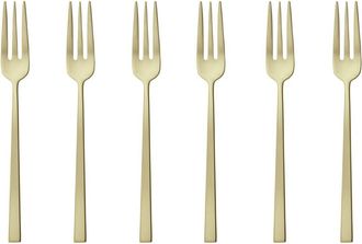 Sambonet Set of 6 dessert forks - Rock