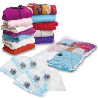 Trade Shop Trade Shop - Sacchetti Buste Sottovuoto 70x100cm Salva Spazio Per Abiti Piumoni Giubbotti