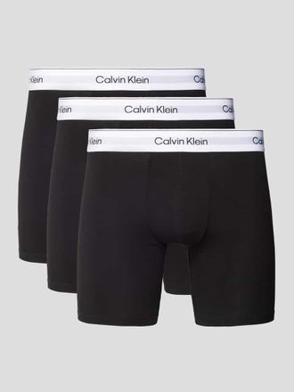 Calvin Klein Underwear Boxershorts mit elastischem Label-Bund im 3er-Pack in Black, Gr&ouml;&szlig;e XXL