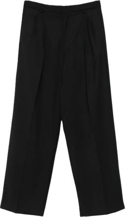 Amaranto Pantalone Over - Heren - Wijde Broeken - Zwart - XL - Leer - Broeken