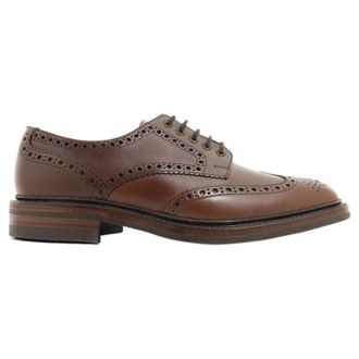 Loake Chester Leather Mens Lace Up Shoes - Brown Chromexcel - Size:UK 10.5