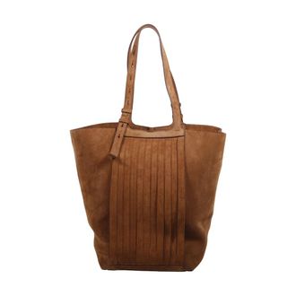Golden Goose Shopping Bags, female, Brown, ONE SIZE, 24.7 Fringed Bag