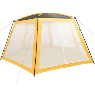 vidaXL Carpa Para Piscina De Tela Amarilla 660x580x250 Cm Vidaxl