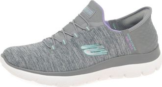 Skechers Womens Summits Dazzling Haze Sneaker, Grey Mint, 6 UK