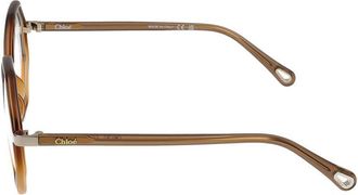 Chlo&eacute; CH0132O Octagonal Acetate Eyeglasses - Brown