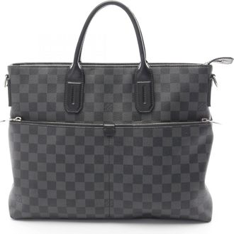 Louis Vuitton Black Damier Graphite Coated Canvas Briefcase (Pre-Owned)