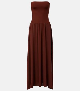 Eres Oda pleated maxi dress