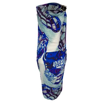 Emilio Pucci Emilio Pucci midi-jurk met print in veelkleurige viscose