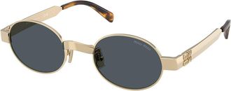 Miu Miu MUB51S ZVN70B Womens Sunglasses Gold Size 47