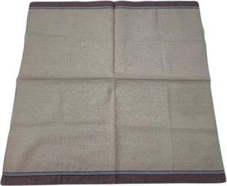 Celine Pre-owned Vintage Coaching Logo Canvas Scarf - Dames - Vintage Accessoires - Beige - ONE Size - Vintage