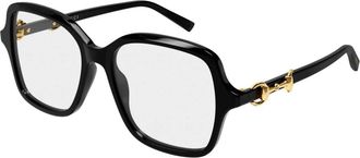 Gucci Butterfly Optisch Montuur - Dames - Brillen - Zwart - 53 MM - Accessoires