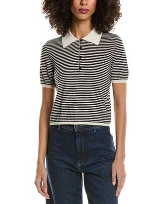 Frame Denim Frame The Smart Wool-Blend Polo Shirt