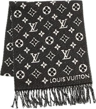 Louis Vuitton Pre-owned Scarves, female, Black, Size: ONE SIZE Pre-owned Vintage Stole