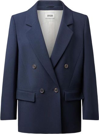 Drykorn Hadlow Blazer - Dames - Blazers - Blauw - XL - Leer - Jassen