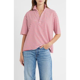 Frank & Eileen Patty Short Sleeve Henley in Sailor Stripe at Nordstrom, Size X-Large