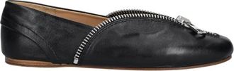 J.W.Anderson Schoenen, Dames, Zwart, 36 EU, Leer, Biker Ballerina