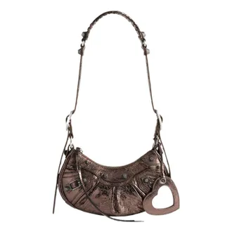 Balenciaga (WMNS) Balenciaga Le Cagole Xs Shoulder Bag Metallized Brown 6713090GT3Y2564