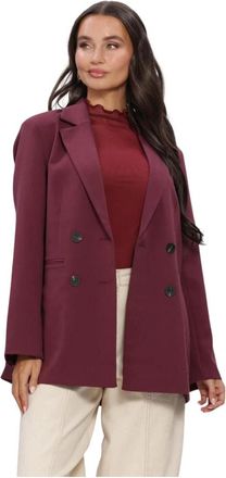 Y.A.S Yaslikka LS Oversized Blazer - Dames - Blazers - Rood - S - Polyester - Jassen