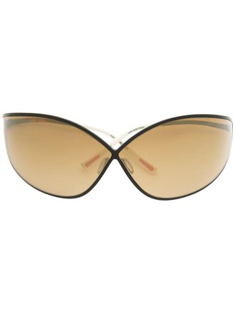 Christian Roth Bikini sunglasses - women - Acetate/Titanium - One Size - Black