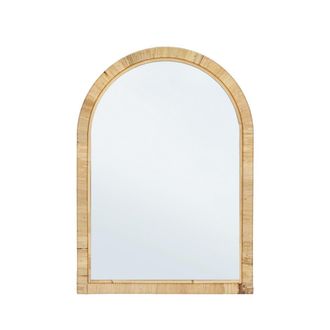BIZZOTTO Espejo Arco Natural De Rat&aacute;n 50x70 Hakima
