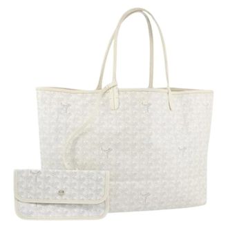 Goyard Pre-owned Vintage Tote Bag - Dames - Pre-owned - Wit - Maat: ONE Size Leer