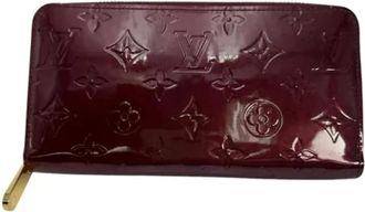 Louis Vuitton Pre-owned Wallets, female, Red, Size: ONE SIZE Pre-owned Canvas Wallet