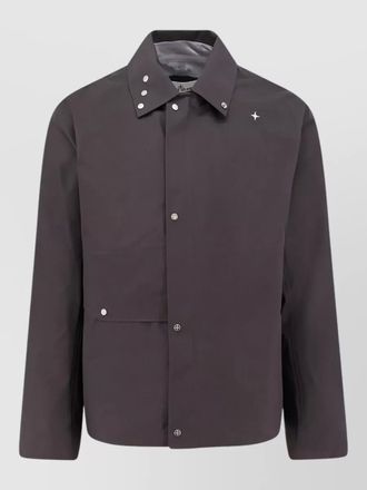 Stone Island gore tex hooded jacket flap pocket